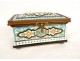 Enameled bronze chocolate box box Maison Boissier Napoléon III 19th century