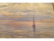 HSC marine landscape Jules Benoit-Levy boats Holland sunset 19th century