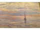 HSC marine landscape Jules Benoit-Levy boats Holland sunset 19th century