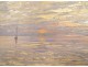 HSC marine landscape Jules Benoit-Levy boats Holland sunset 19th century