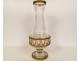 Large Empire vase Baccarat crystal gilt brass garlands Napoleon III 19th century