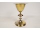 Chalice paten silver vermeil Minerva goldsmith Poussielgue-Rusand late 19th century