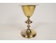 Chalice paten silver vermeil Minerva goldsmith Poussielgue-Rusand late 19th century