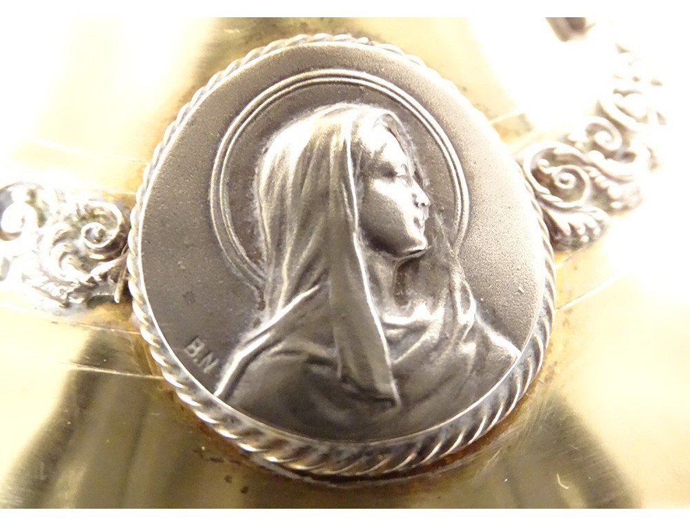 Pendentif Ancien En Argent Massif 925 - Calice Religieux Vermeil - Occasion Authentique