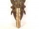 African dance mask with wooden horns Djimini Ivory Coast Africa 20th century