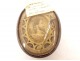 Reliquary medallion Agnus Dei Virgin Jesus Christ Saints wax horn 19th century