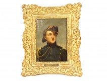 HST portrait painting Jérôme-Martin Langlois Midshipman Marine uniform 19th century