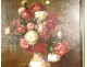 Large HST Georges Deully still life peonies vase jewelry box 1876