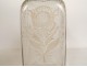 Bottle blown glass bottle engraved flowers character Holland 18th century