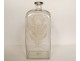 Bottle blown glass bottle engraved flowers character Holland 18th century