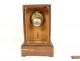 Charles X terminal clock rosewood marquetry flowers fountain 19th century