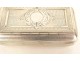 Snuff box solid silver Minerva foliage Napoleon III 70.37gr 19th century