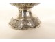 2 small piedouche cups in solid silver Holland Netherlands 124.22gr 19th century