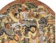 Dish Satsuma Kyoto Choshuzan dragon landscape Jissei Yoshisada Japan Meiji