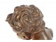 Satyr bronze bust sculpture Fauna of Vienne foundry Chapal Auray 20th century