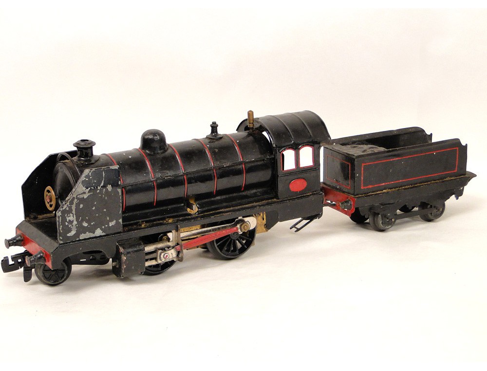 Locomotive Vapeur JEP 222 Nord Avec Tender - O - Bass-Volt S57 - 1930