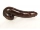 Erotic carved wooden dildo sculpture erotica late 19th century