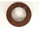Round solid mahogany frame 29.5cm antique French frame 19th century