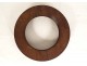 Round solid mahogany frame 29.5cm antique French frame 19th century