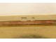 14K 585 yellow gold business card case sapphire cabochon 20th century