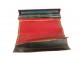 Cylindrical country writing wallet in red morocco leather Empire 19th century