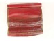 Cylindrical country writing wallet in red morocco leather Empire 19th century