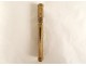 18 carat solid gold wax case 3 gold basket flowers vase 30.94gr late 18th century