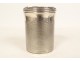 Travel kit kettledrum solid silver bottle Minerva Aucoc Aîné 19th century