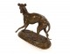 Bronze sculpture Alfred Barye dog Foy Greyhound with Fly 19th century animal