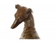 Bronze sculpture Alfred Barye dog Foy Greyhound with Fly 19th century animal