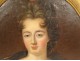 HST oval portrait Marie Anne de Bourbon Mademoiselle de Blois Conti XVIIIth