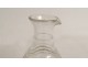 Cruet bottle silver vermeil Minerva crystal cabochons stones 19th century