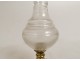 Cruet bottle silver vermeil Minerva crystal cabochons stones 19th century