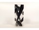 Vase Karl Palda enameled cut glass geometric decoration Art Deco 1930 20th century