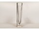 Vase Karl Palda enameled cut glass geometric decoration Art Deco 1930 20th century