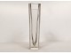 Vase Karl Palda enameled cut glass geometric decoration Art Deco 1930 20th century