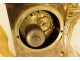 Pendulum Empire gilt bronze Birth Love vestal Athenian cherub XIXth
