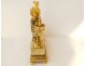 Pendulum Empire gilt bronze Birth Love vestal Athenian cherub XIXth