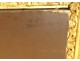 Pair large HST Joseph Vaudechamp portraits women quality carved frame