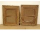 Pair large HST Joseph Vaudechamp portraits women quality carved frame