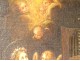 HST portrait painting Sainte-Cécile music organ cherubs crown 18th century