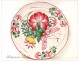 The earthenware dish Islettes Bouquets Flowers 18th