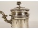 Solid silver jug crown Minerva goldsmith Fray Fils WEIGHT 19th century