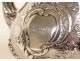 Solid silver jug crown Minerva goldsmith Fray Fils WEIGHT 19th century