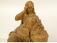 Pair of plaster sculptures after. Clodion Weeping women Rome Louvre 19th century