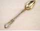 8 spoons in silver gilt Minerva NAPIII 19th