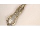 8 spoons in silver gilt Minerva NAPIII 19th