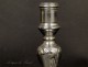 Silvered bronze candlestick Louis XV 18th