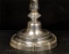 Silvered bronze candlestick Louis XV 18th