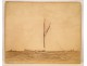 Old photograph Mayflower ship America Cup 1886 19th Johnston